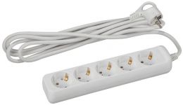 Удлинитель 5х3м с заземл. 16А IP20 U-5e-3m-3х1 ПВС 3х1 Эра Б0028376 Удлинитель 5х3м с заземл. 16А IP20 U-5e-3m-3х1 ПВС 3х1 Эра Б0028376
