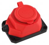 Колодка удлинителя 1-м с заземл. 16А IP44 K-1e-RED-IP44 каучук красн. Эра Б0044550 Колодка удлинителя 1-м с заземл. 16А IP44 K-1e-RED-IP44 каучук красн. Эра Б0044550