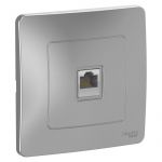 Розетка компьютерная 1-м СП Blanca RJ45 кат.5E алюм. SE BLNIS045003 Розетка компьютерная 1-м СП Blanca RJ45 кат.5E алюм. SE BLNIS045003