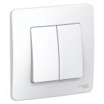 Переключатель проходной 2-кл. СП Blanca 10А IP20 (сх. 6+6) 250В бел. SE BLNVS106601 Переключатель проходной 2-кл. СП Blanca 10А IP20 (сх. 6+6) 250В бел. SE BLNVS106601