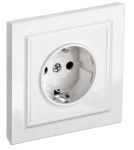 Розетка BRITE РСР14-1-0-БрБ 16А в сборе с заземл. защ. шторки бел. IEK BR-R14-16-K01-F Розетка BRITE РСР14-1-0-БрБ 16А в сборе с заземл. защ. шторки бел. IEK BR-R14-16-K01-F