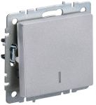 Выключатель 1-кл. СП BRITE ВС10-1-1-БрА 10А с инд. алюм. IEK BR-V10-1-10-K47 Выключатель 1-кл. СП BRITE ВС10-1-1-БрА 10А с инд. алюм. IEK BR-V10-1-10-K47