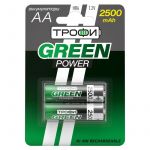 Аккумулятор AA/HR6-2BL 2500мА.ч (блист.2шт) Трофи C0032101 Аккумулятор AA/HR6-2BL 2500мА.ч (блист.2шт) Трофи C0032101