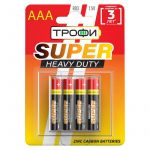 Элемент питания солевой AAA/LR03 R03-4BL (блист.4шт) Трофи C0033712 Элемент питания солевой AAA/LR03 R03-4BL (блист.4шт) Трофи C0033712