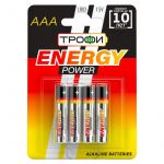 Элемент питания алкалиновый AAA/LR03 4BL (блист.4шт) Трофи C0034915 Элемент питания алкалиновый AAA/LR03 4BL (блист.4шт) Трофи C0034915