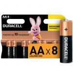 Элемент питания алкалиновый LR LR6-8BL BASIC (блист.8шт) Duracell C0037387 Элемент питания алкалиновый LR LR6-8BL BASIC (блист.8шт) Duracell C0037387