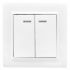 Выключатель 2-кл. СП Минск 10А IP20 с индикатором бел. Basic EKF ERV10-123-10