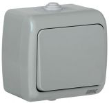 Выключатель 1-кл. 1п ОП Aquatic 10А IP54 ВС-20-1-0-А сер. IEK EVA10-K03-10-54 Выключатель 1-кл. 1п ОП Aquatic 10А IP54 ВС-20-1-0-А сер. IEK EVA10-K03-10-54