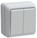 Выключатель 2-кл. ОП Октава 10А IP20 ВС20-2-0-ОБ 250В бел. IEK EVO20-K01-10-DC Выключатель 2-кл. ОП Октава 10А IP20 ВС20-2-0-ОБ 250В бел. IEK EVO20-K01-10-DC