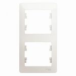 Рамка 2-м Glossa вертикал. перламутр SE GSL000606 Рамка 2-м Glossa вертикал. перламутр SE GSL000606