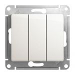 Выключатель 3-кл. СП Glossa 10А IP20 (сх. 3) 10AX механизм перламутр. SE GSL000631 Выключатель 3-кл. СП Glossa 10А IP20 (сх. 3) 10AX механизм перламутр. SE GSL000631