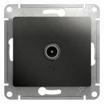 Розетка телевизионная проходная TV 1-м СП Glossa 4дБ механизм антрацит SE GSL000792 Розетка телевизионная проходная TV 1-м СП Glossa 4дБ механизм антрацит SE GSL000792