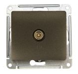 Розетка телевизионная TV Glossa коннектор механизм антрацит SE GSL000793 Розетка телевизионная TV Glossa коннектор механизм антрацит SE GSL000793