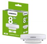 Лампа светодиодная T80 8Вт таблетка 4000К GX53 230В GENERICA LL-T80-08-230-40-GX53-G Лампа светодиодная T80 8Вт таблетка 4000К GX53 230В GENERICA LL-T80-08-230-40-GX53-G