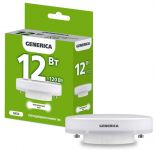 Лампа светодиодная T80 12Вт таблетка 4000К GX53 230В GENERICA LL-T80-12-230-40-GX53-G Лампа светодиодная T80 12Вт таблетка 4000К GX53 230В GENERICA LL-T80-12-230-40-GX53-G