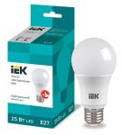 Лампа светодиодная 25Вт A80 шар 4000К нейтр. бел. E27 230В IEK LLE-A80-25-230-40-E27 Лампа светодиодная 25Вт A80 шар 4000К нейтр. бел. E27 230В IEK LLE-A80-25-230-40-E27