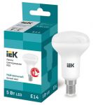 Лампа светодиодная Eco 5Вт R50 4000К нейтр. бел. E14 450лм 230-240В IEK LLE-R50-5-230-40-E14 Лампа светодиодная Eco 5Вт R50 4000К нейтр. бел. E14 450лм 230-240В IEK LLE-R50-5-230-40-E14