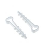 Дюбель-хомут d6х14мм для плоского кабеля полипропилен бел. (уп.50шт) EKF plc-cd-6x14w Дюбель-хомут d6х14мм для плоского кабеля полипропилен бел. (уп.50шт) EKF plc-cd-6x14w