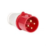 Вилка переносная 014 16А 3P+PE 380В IP44 EKF ps-014-16-380 Вилка переносная 014 16А 3P+PE 380В IP44 EKF ps-014-16-380