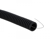 Труба гофрированная ПВХ d25мм с протяжкой черн. (уп.50м) Plast EKF tg-z-25-50-black Труба гофрированная ПВХ d25мм с протяжкой черн. (уп.50м) Plast EKF tg-z-25-50-black
