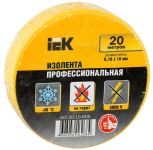 Изолента ПВХ 0.18х19мм желт. (рул.20м) IEK UIZ-20-10-K05 Изолента ПВХ 0.18х19мм желт. (рул.20м) IEK UIZ-20-10-K05