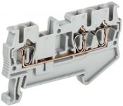 Клемма пружинная КПИ 3в-2.5 3 вывода 31А сер. IEK YZN11-3-002-K03 Клемма пружинная КПИ 3в-2.5 3 вывода 31А сер. IEK YZN11-3-002-K03